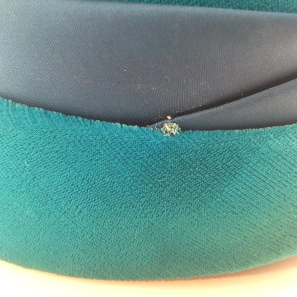 VINTAGE COUNTRY CLUB COLLECTION VELVET BOX HAT - Picture 3 of 6